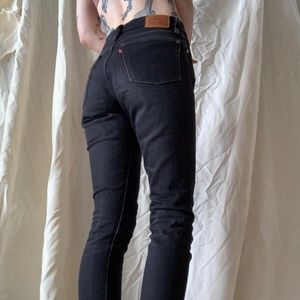 Levi’s Button Fly Black Jeans